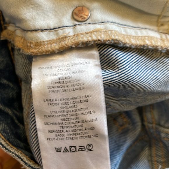 Free People We The Free button-fly Jean shorts - Picture 4 of 4